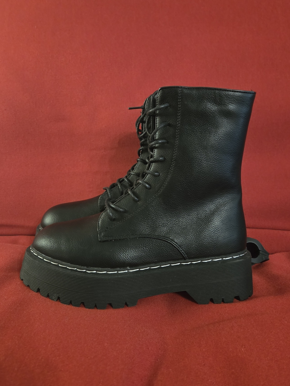Ardene Lace-Up Platform Combat Boots